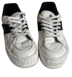 Palm Angels White Leather Platform Sneakers | EU 45 US 12 | Designer Streetwear